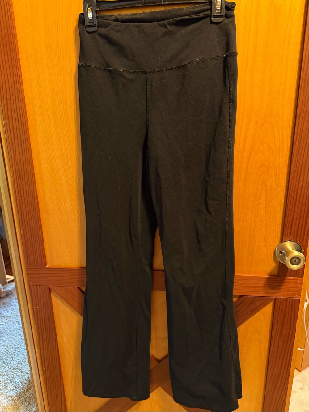 Avia Black Boot-Cut Yoga Pants